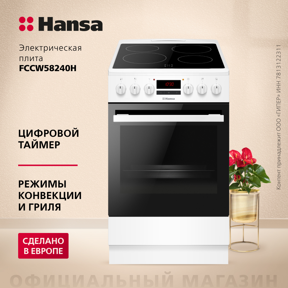 Электрическая плита Hansa FCCW58240