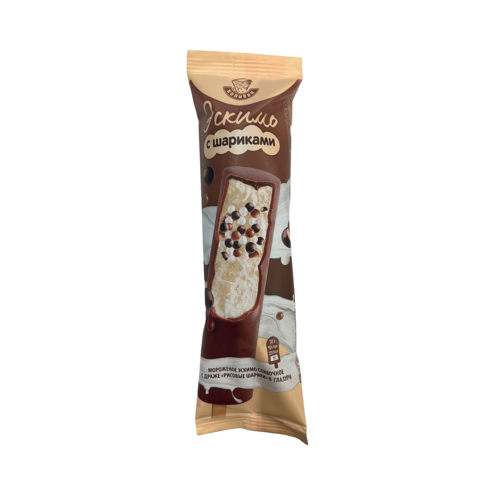 Эскимо с шариками сливочное 70гр
