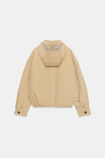 КУРТКА СО СЪЕМНЫМ КАПЮШОНОМ — ZARA