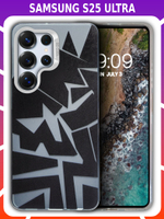 Дизайнерский чехол из пластика для SAMSUNG GALAXY S25 ULTRA с усиленной защитой камеры и глянцем