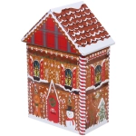 Банка жестяная «Пряничный домик» 14,5*24,5*9см