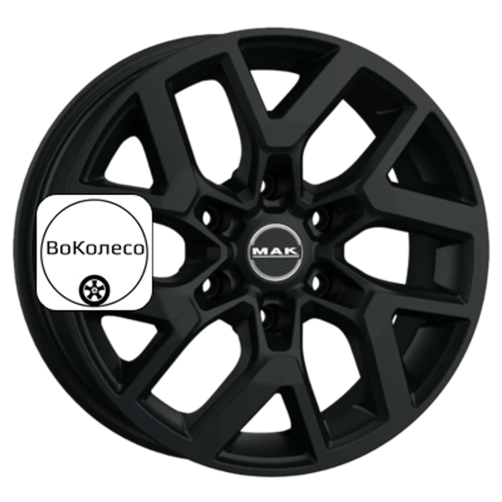 8x18/6x139,7 ET30 D100,1 Gravel Matt Black MAK