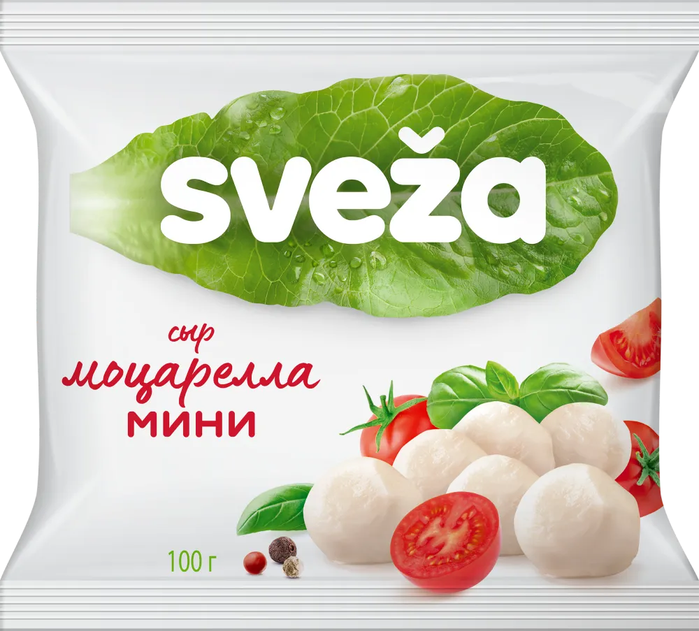 Сыр Sveza Моцарелла 45% мягкий в рассоле 250г мини