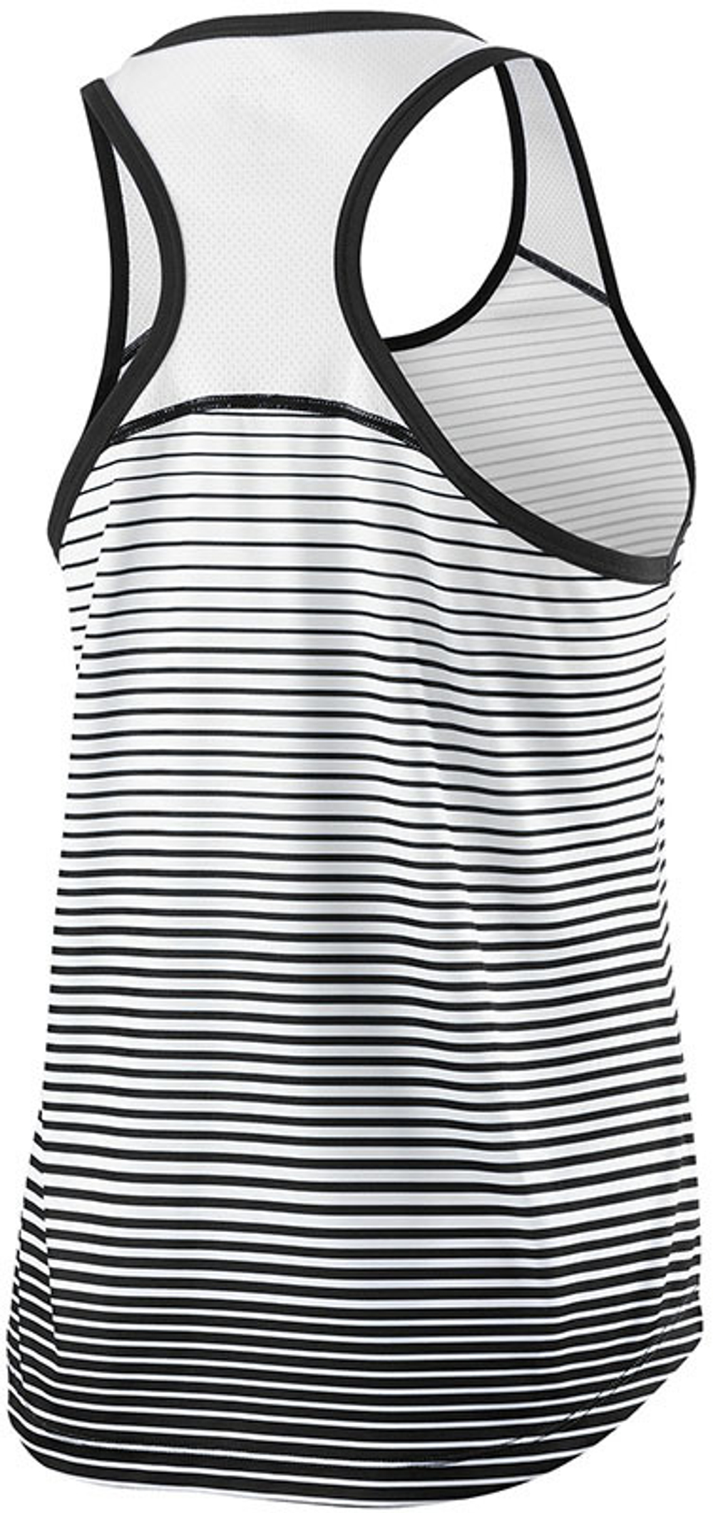 Женский топ теннисный Wilson Team Striped Tank - black/white