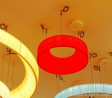 replica IRIS round pendant by Dix heures dix ( beige + 40 cm )