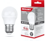 Лампа светодиодная Rexant, 9.5Вт, шар G45, E27, 220В, 903Лм, 4000К (10)
