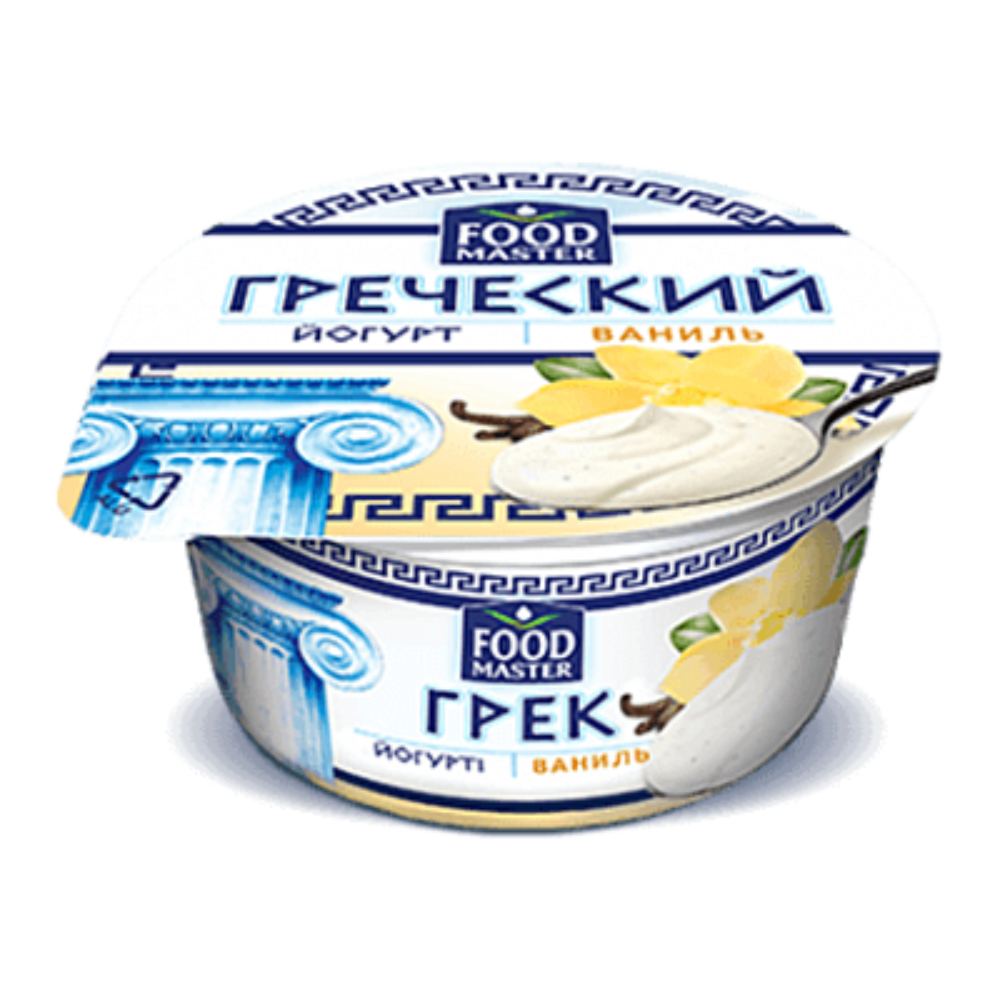 Йогурт Food Master греческий ваниль 130 гр