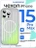 Чехол накладка iPhone 15 Pro Max 6.7" Gurdini Ocean Case (8) Transparent хамелеон
