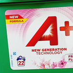 Капсулы для стирки A+ Fresh Flowers NEW GENERATION technology COLOR Caps Active4 4в1, для цветного белья 22 шт (Из Финляндии)