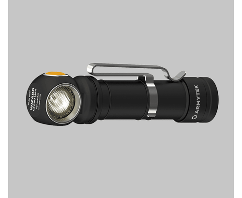 Фонарь налобный  Armytek Wizard C2 Pro Max Magnet USB, XHP70.2, теплый свет (Warm), 3720 лм, ABM-01, 1x21700 (в комплекте)