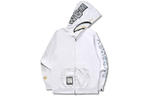 A Bathing Ape X Hajime Sorayama Shark Full Zip Худи белый