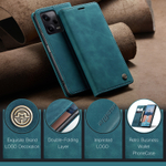 Чехол-книжка CaseMe Matte Xiaomi Redmi Note 12 Pro 5G