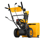 Бензиновая снегоуборочная машина SBM 610, 212 cc, ручной старт, фара Denzel