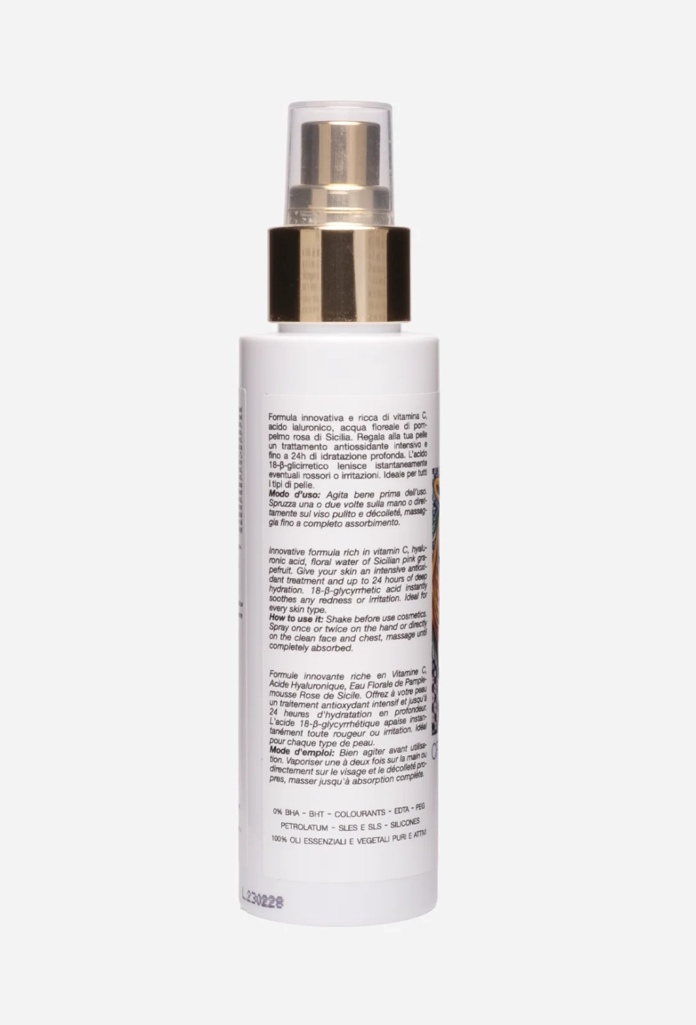 Alia Skin Care Увлажняющий спрей-антиоксидант для лица с витамином С и гиалуроновой кислотой-Antioxidant face spray cream,100 мл