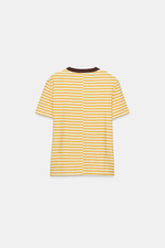 Футболка в полоску с короткими рукавами — ZARA