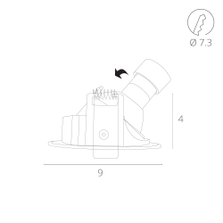 Светильник потолочный Arte Lamp Accento A3217PL-1WH