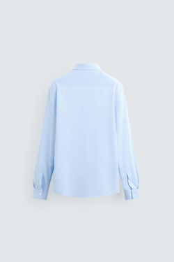 ZARA РУБАШКА REGULAR-FIT, НЕБЕСНО-ГОЛУБОЙ