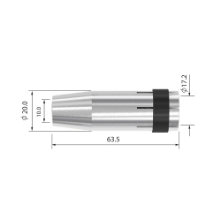 Сопло круто коническое 10 mm SGB 240A/240W