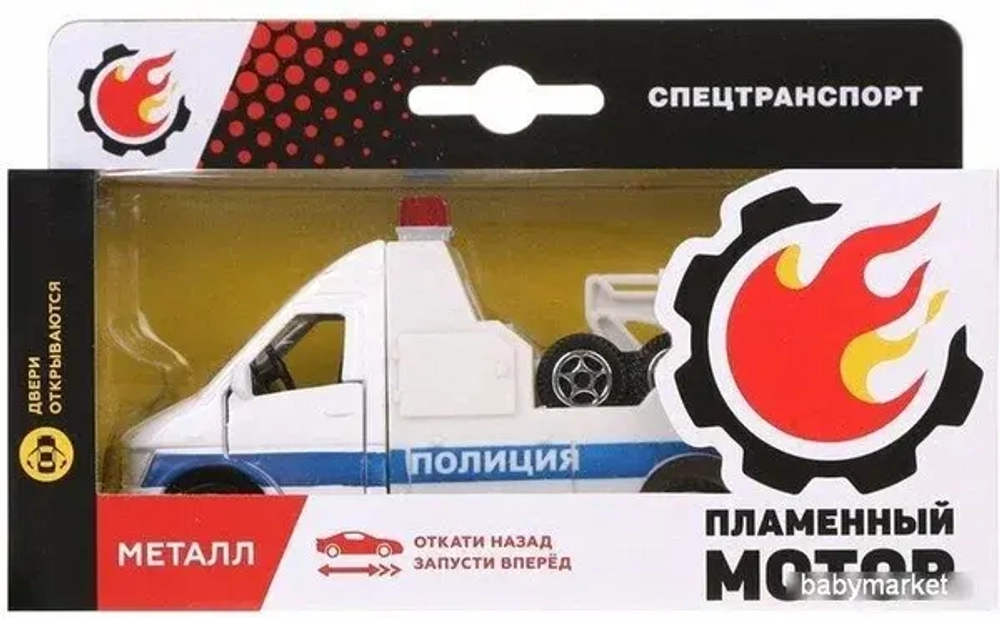 Машинка металлическая Эвакуатор ДПС