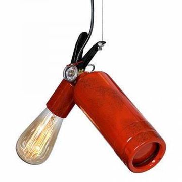 Подвесной светильник LSP-9545 красный Lussole LOFT