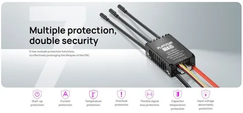 ESC регулятор мотора Hobbywing Platinum 80A V5 3-8S