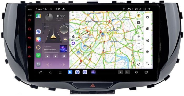 Магнитола для KIA Soul 3 2019+ - Kuberg OL-9742 QLed, Android 13, Быстрейшая, CarPlay, SIM-слот