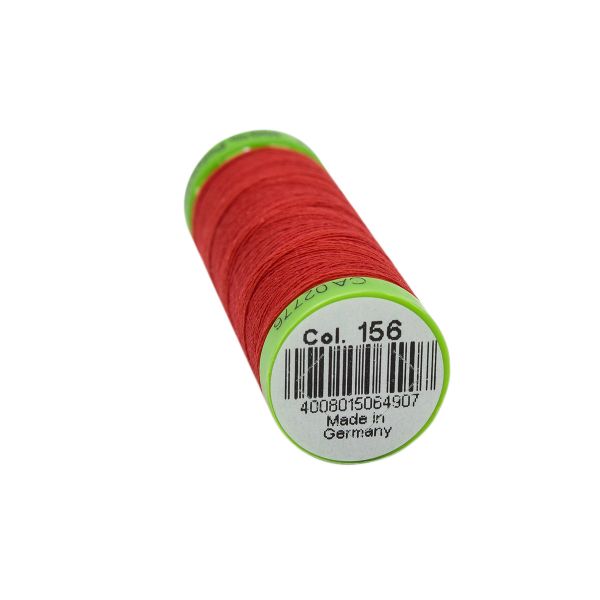 Нитки для тонких тканей Gutermann Extra Fine 150 (200 метров), 5 кат. | 156 красный