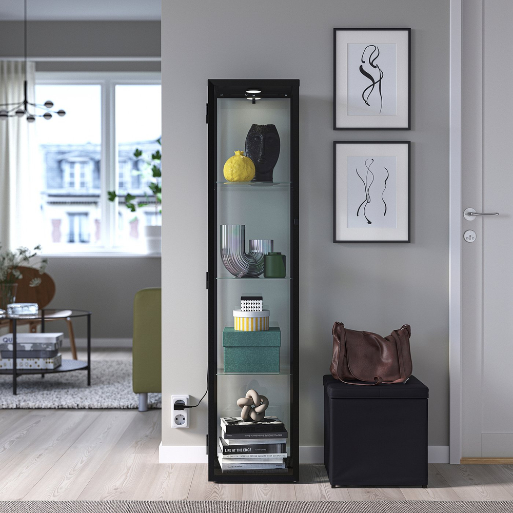 IKEA STRIMSÄV  (ИКЕА СТРИМСЭВ)  -  Светильник светодиодный - черный