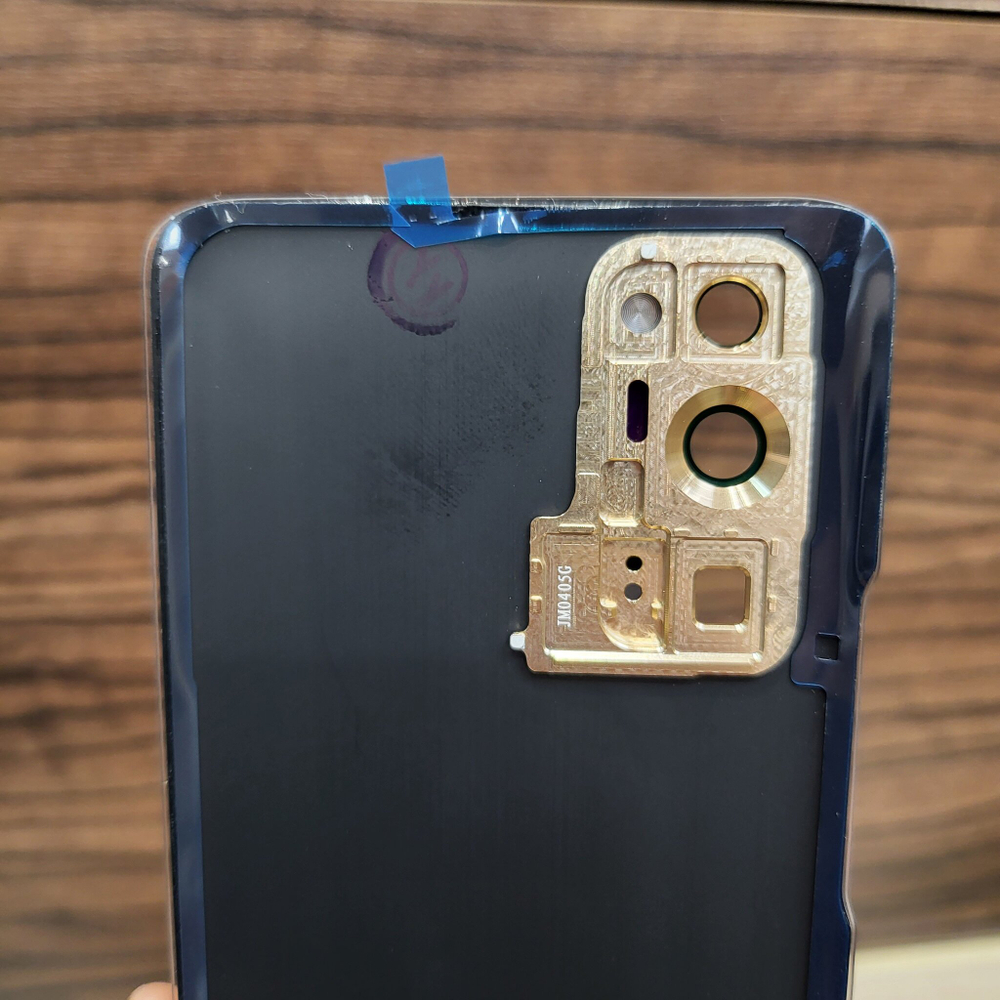 Крышка для Honor 30 Pro Plus - задняя стеклянная панель "хорошее качество" (чёрного цвета)