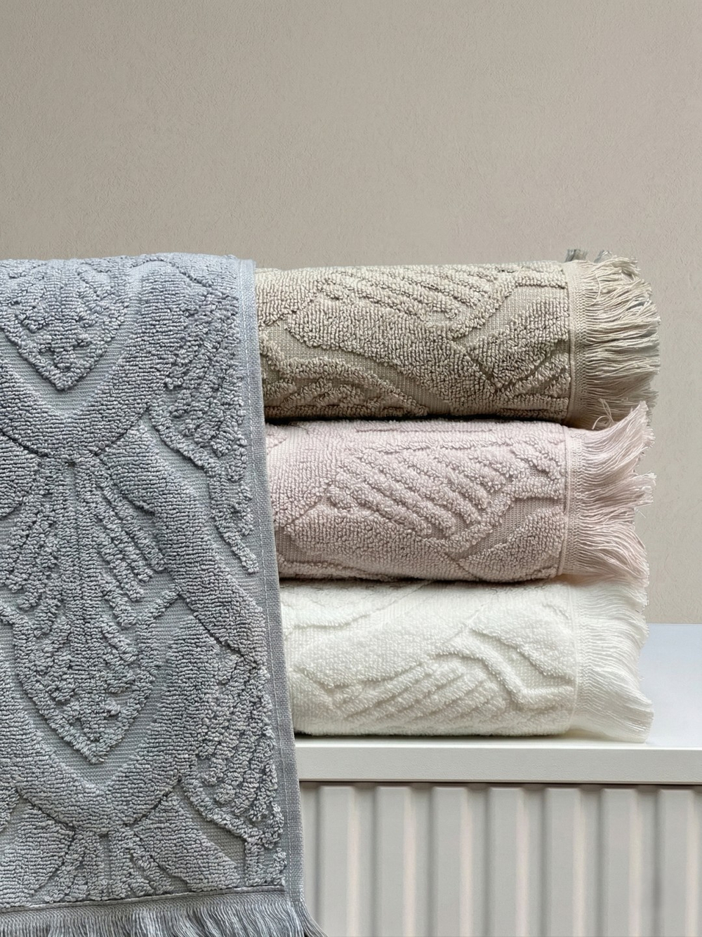 PUPİLLA COLLECTİON Набор Полотенец CASAMIRO 70*140 4пр. 100% Хлопок