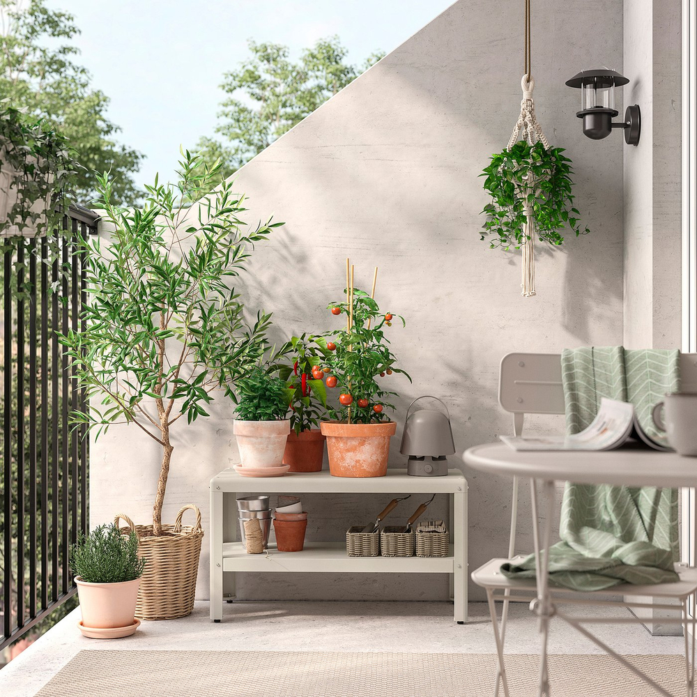 IKEA DJURTRÄNARE  (ИКЕА ДЙУРТРЭНАРЕ)  -  Корзина - серо-бежевая 12x17x9 см