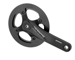Шатуны-система Prowheel, 1ск., 38 зуб., 1/2"х3/32",сталь с алюминиевой защитой; шатуны 170мм, алюминий, резьба 9/16", под квадрат, черные