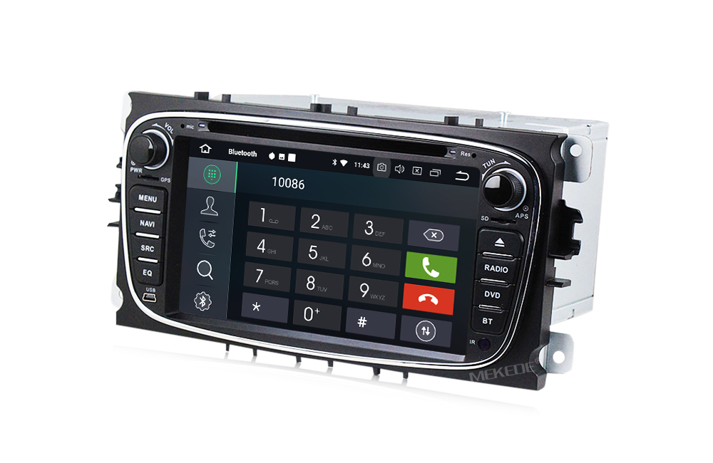 Установочный комплект для FORD Focus II, Mondeo, S-MAX, Galaxy, Tourneo/Transit Connect серебро  KUBERG MKD-7028S-P30