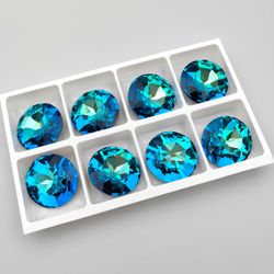 Кристалл Swarovski 1201, цвет Бермудский синий (Crystal Bermuda Blue F)