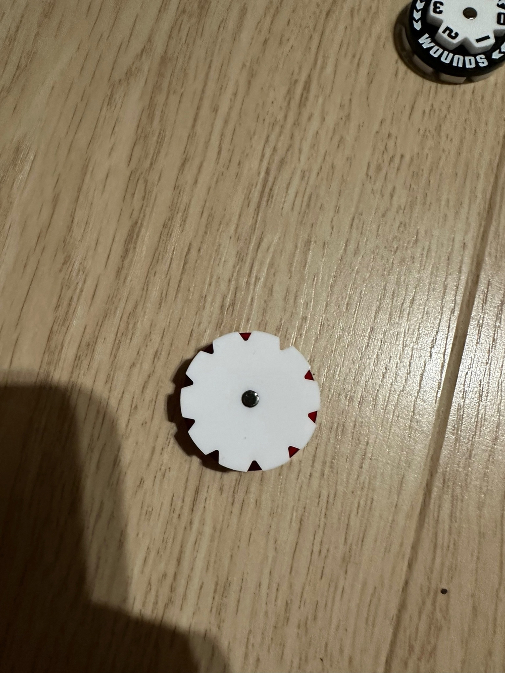 Round Counters 32mm. Black