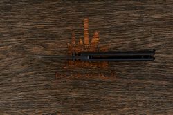 Нож складной QSP QS150-A2 Canary Folder, клинок 72мм, сталь Sandvik 14C28N BW, рукоять G10 чёрный