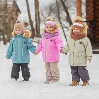 Парка зимняя мембранная на меху "Олива"
