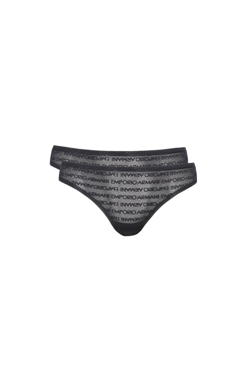 Трусики-бразилианки 2 шт. Emporio Armani - черный(163333 3F204)