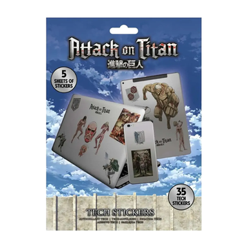 Наклейки Атака Титанов (S3) 35шт TS7508