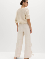 Широкие брюки из смесовой льняной ткани T57004254 - Marks & Spencer