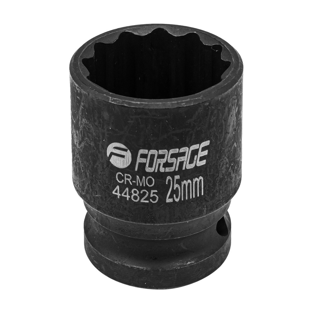 Головка ударная 25мм 12гр. 1/2'' Forsage F-44825