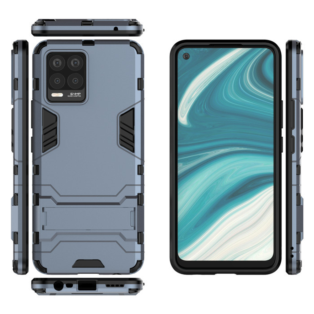 Противоударный чехол Transformer-2 с функцией подставки для Realme 8 Pro