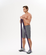 Эспандер ленточный для кросс-тренинга STARFIT ES-803, 23-68 кг, 208х6,4 см, фиолетовый