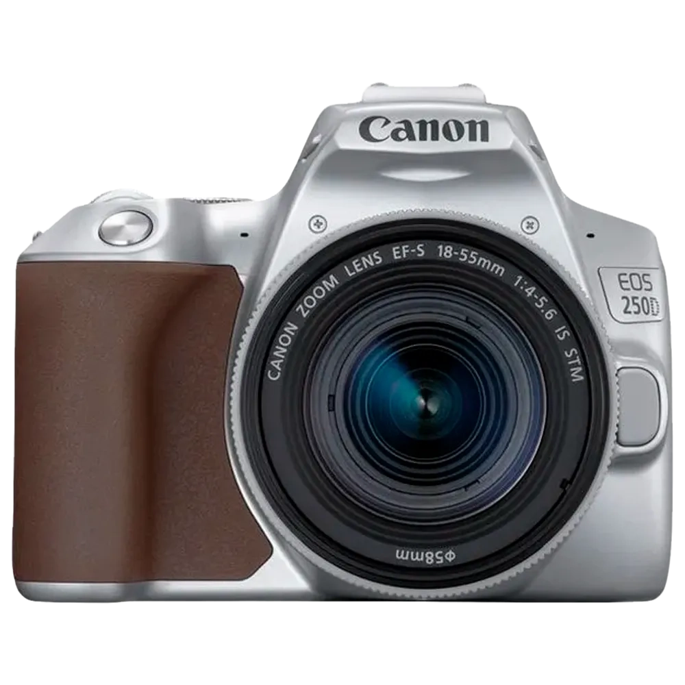 Зеркальный фотоаппарат Canon EOS 250D Kit EF-S 18-55mm f/4.0-5.6 IS STM Серебристый