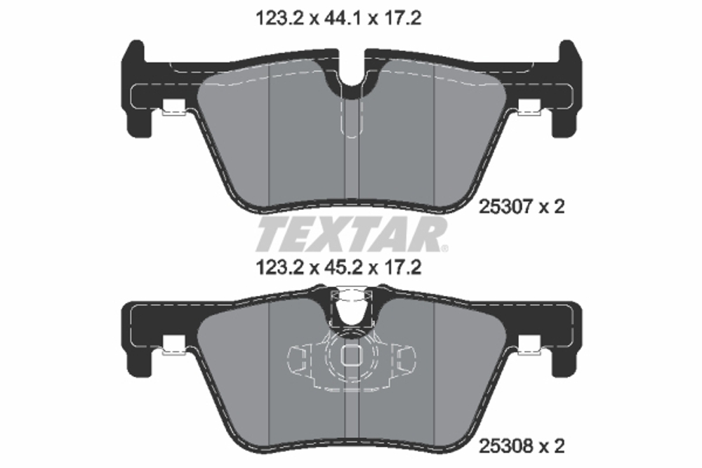 TEXTAR - 2530701-TET - Brake Pad Set, disc brake