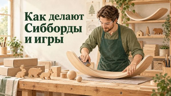 Как делают Сибборды и деревянные игры: материалы и этапы мастерской