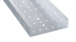 Перфорированный лоток 100х200x3000, 2 мм, AISI 304