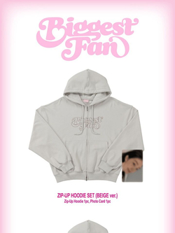 товары IRENE - Biggest Fan OFFICIAL MD ZIP-UP HOODIE SET BEIGE