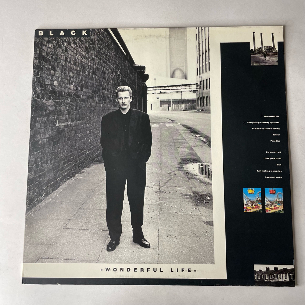 Винтажная виниловая пластинка LP Black Wonderful Life (Германия 1987)