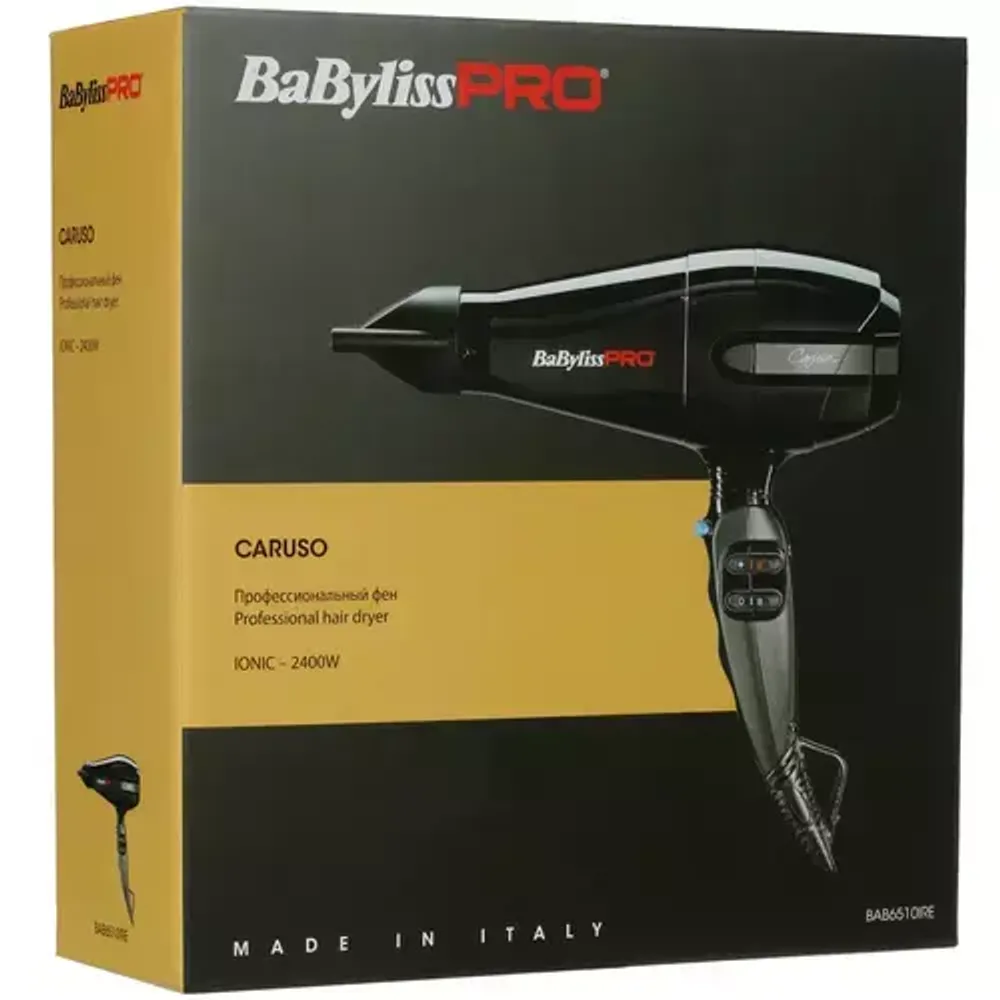 Профессиональный фен BaByliss PRO Caruso Ionic BAB6510IRE black 2400w - 12